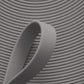 Nahaufnahme von silber-grauer BioThane Beta Standard Meterware (Farbcode SILVER SI526) mit matter, lederähnlicher Struktur für Hundeleinen und Pferdesport.