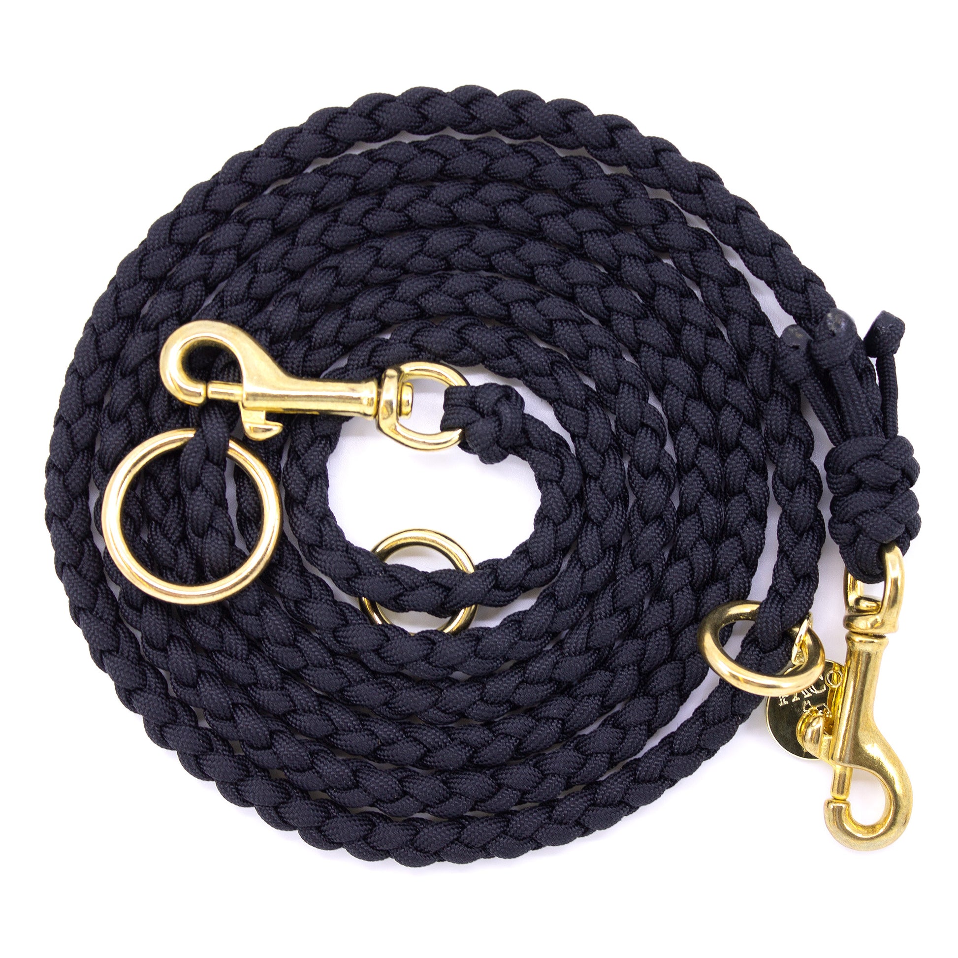 Paracord Hundeleine MIAMI in Black