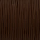 Hochwertiges Paracord 100 Typ I Chocolate Brown als Meterware für DIY-Hundezubehör.