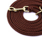 Paracord Hundeleine KAIRO in Chocolate