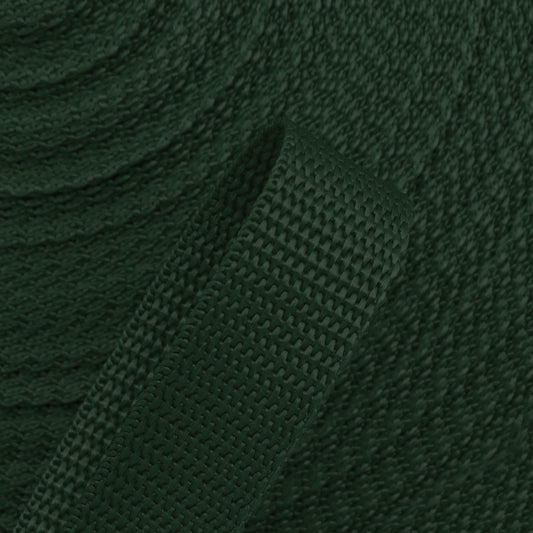 Gurtband 20mm Meterware - Dunkelgrün