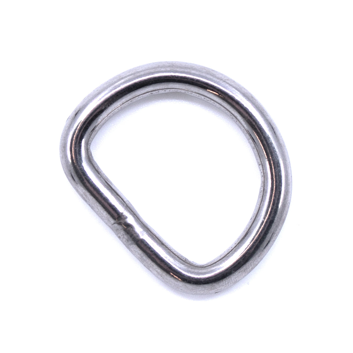 Massiver Edelstahl D-Ring 25mm Halbring mit 350kg Bruchlast für Hundehalsbänder