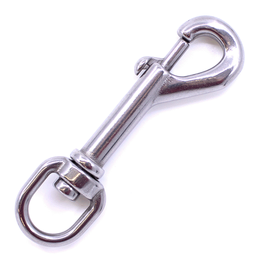 EDELSTAHL Bolzenkarabiner 84x13mm mit rundem Auge