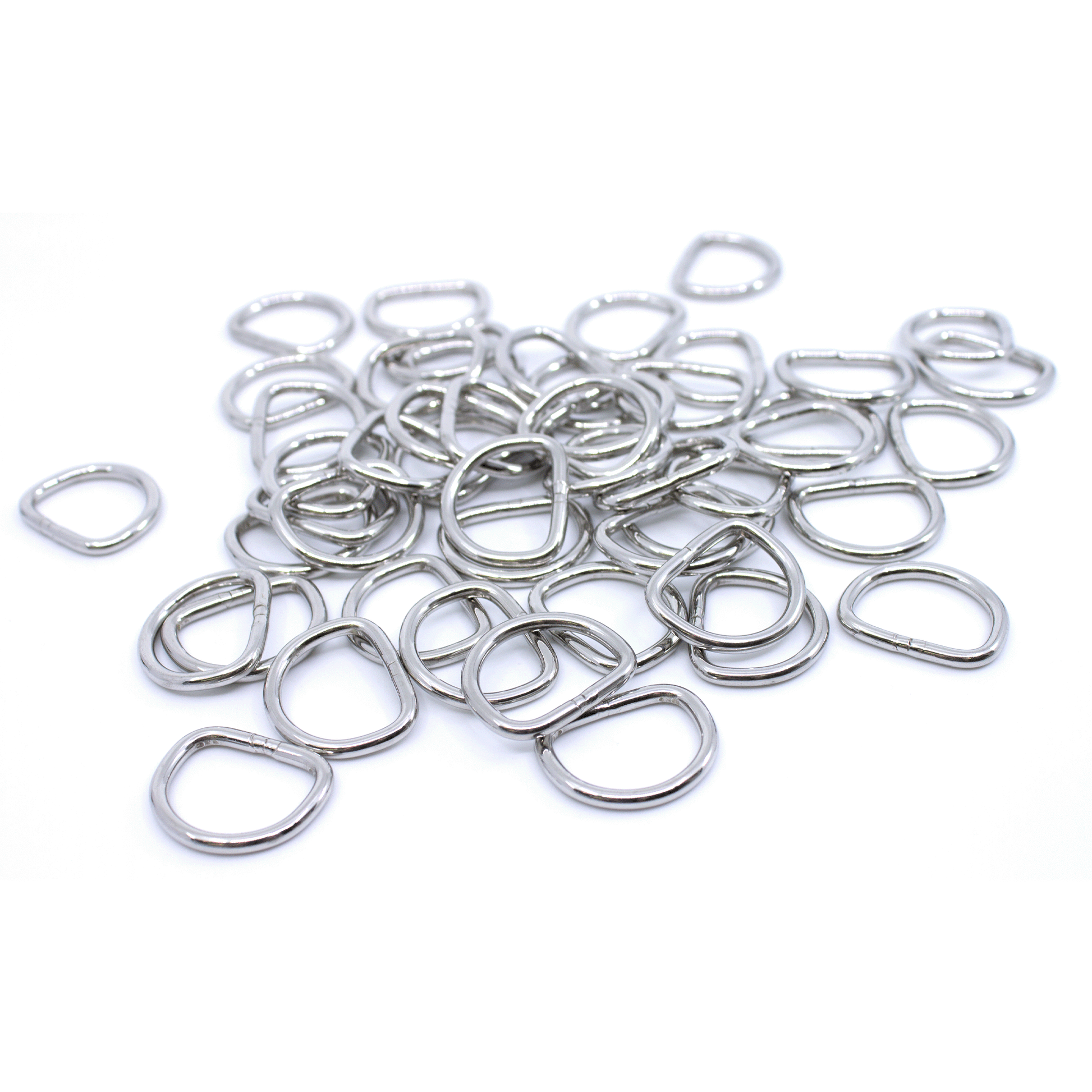 Edelstahl D-Ring 20mm
