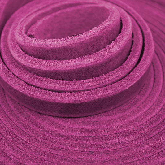 Fettleder PINK Meterware