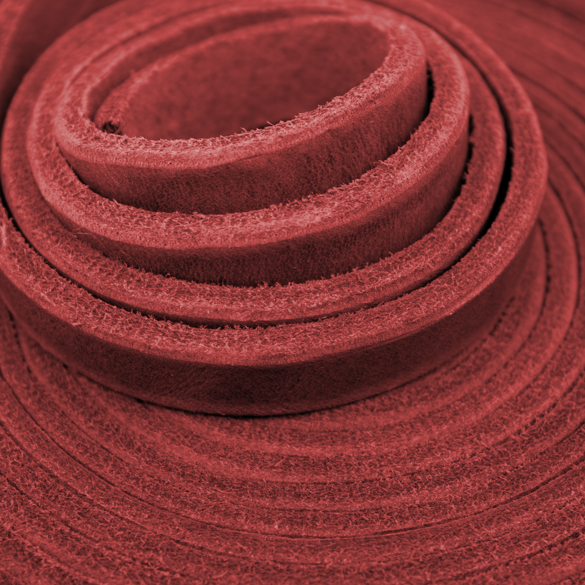 Fettleder ROT Meterware