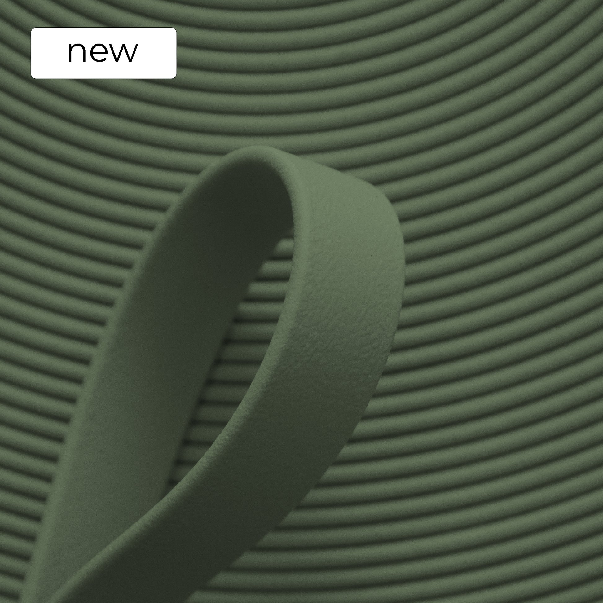 FOGGY GREEN GN523 BioThane Meterware Beta Standard