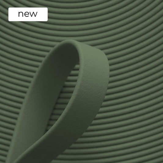 FOGGY GREEN GN523 BioThane Meterware Beta Standard