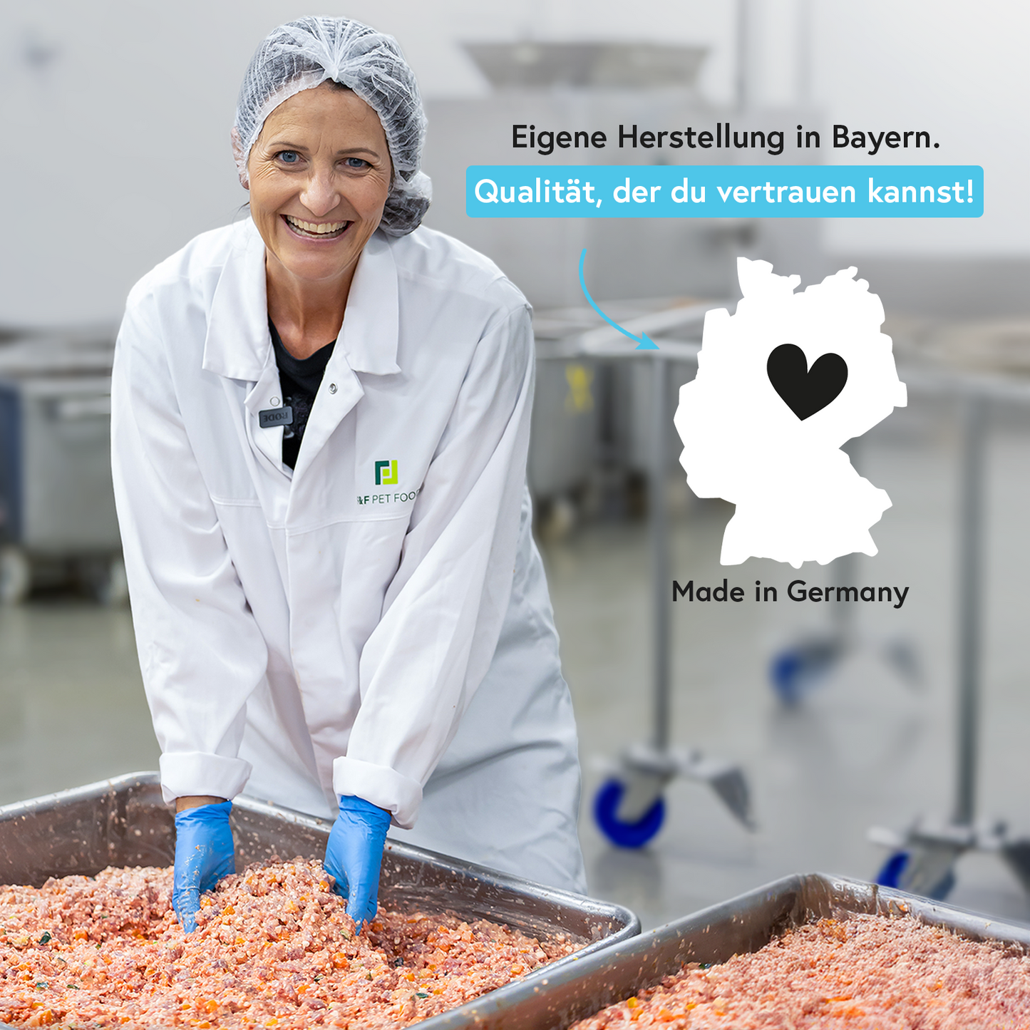 Fred & Felia Pferd mit Süßkartoffeln Nassfutter für Hunde