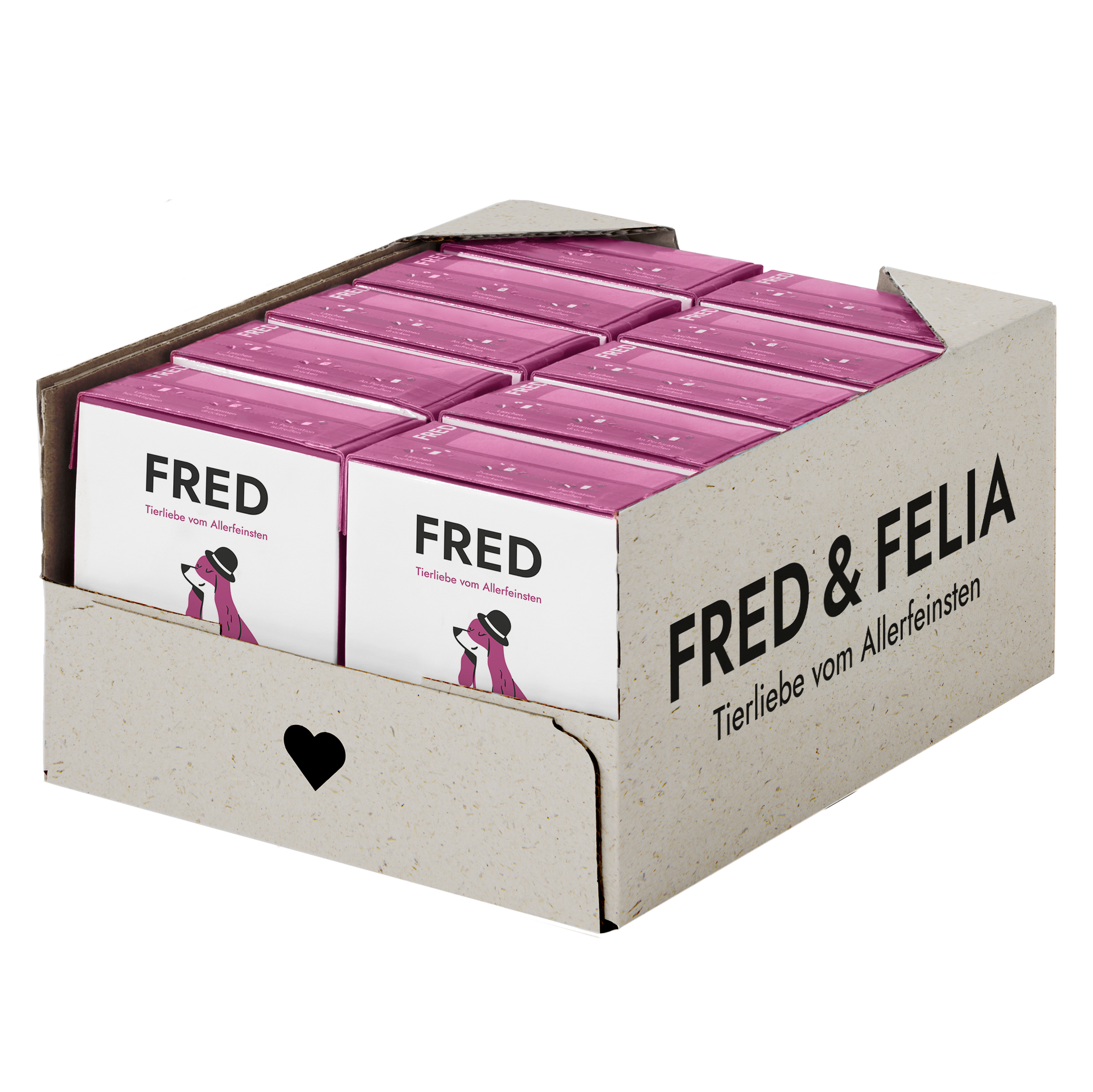 Fred & Felia Pferd mit Süßkartoffeln Nassfutter für Hunde
