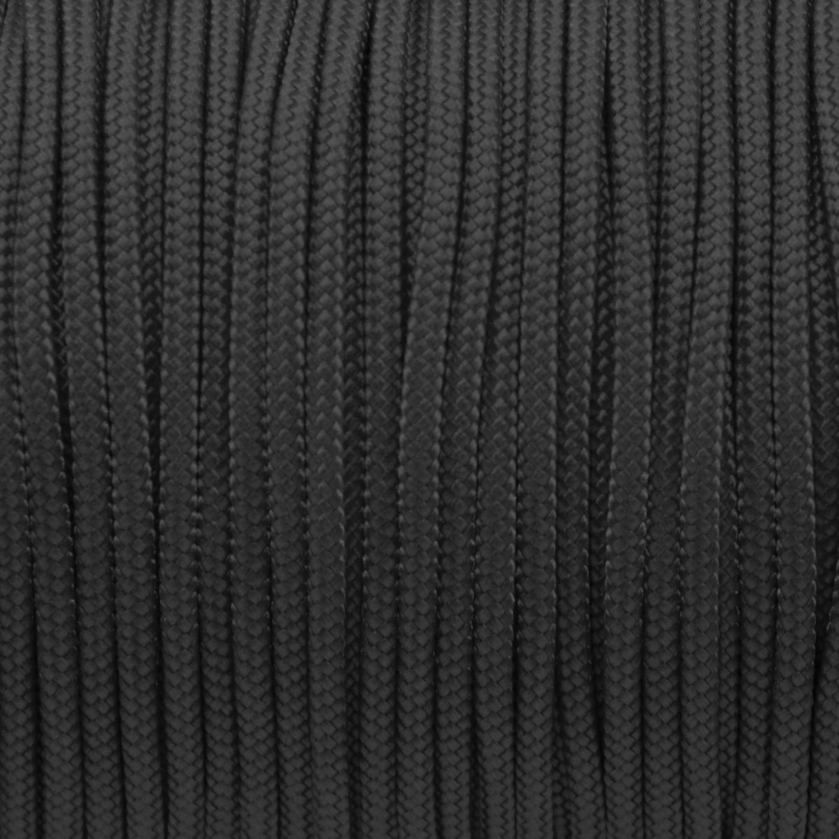 Paracord 100 Typ I in Grau 1,9mm Durchmesser als Meterware für DIY Handarbeit und Basteln.
