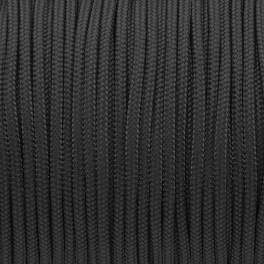 Paracord 100 Typ I in Grau 1,9mm Durchmesser als Meterware für DIY Handarbeit und Basteln.