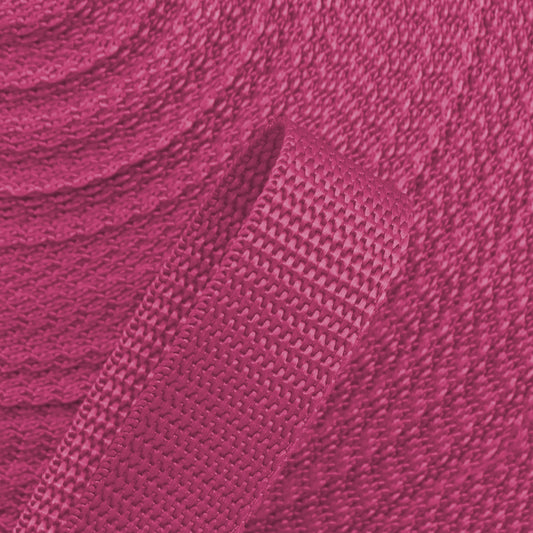 Gurtband 20mm Meterware - Himbeere