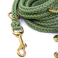 Leine Paracord KAIRO in Grün für mittelgroße Hunde