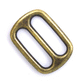 Metallschieber antik messing 25mm