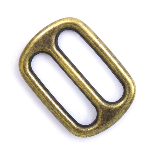 Metallschieber antik messing 25mm