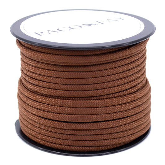 30m Rolle 550 TYP III Paracord in der Farbe: CHOCOLATE BROWN