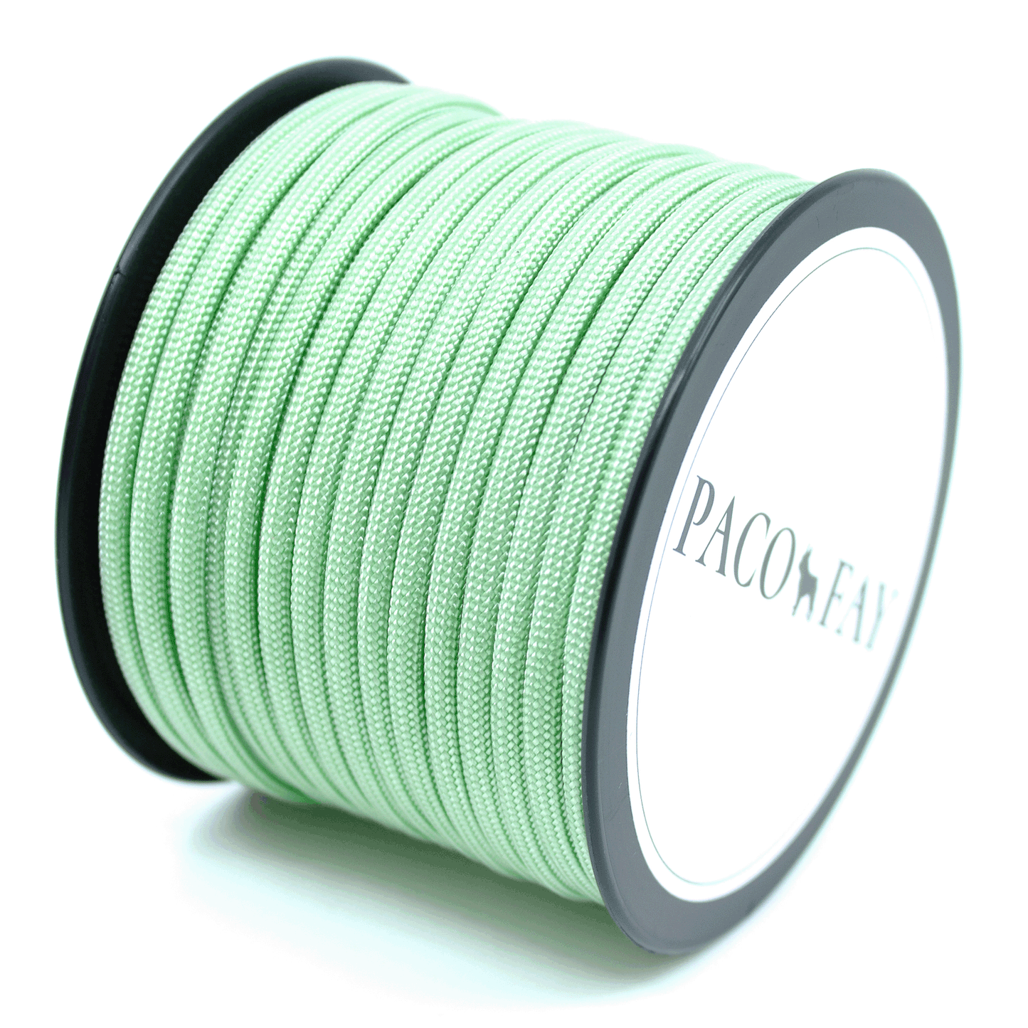 30m Rolle 550 TYP III Paracord in der Farbe: DEWDROP GRÜN