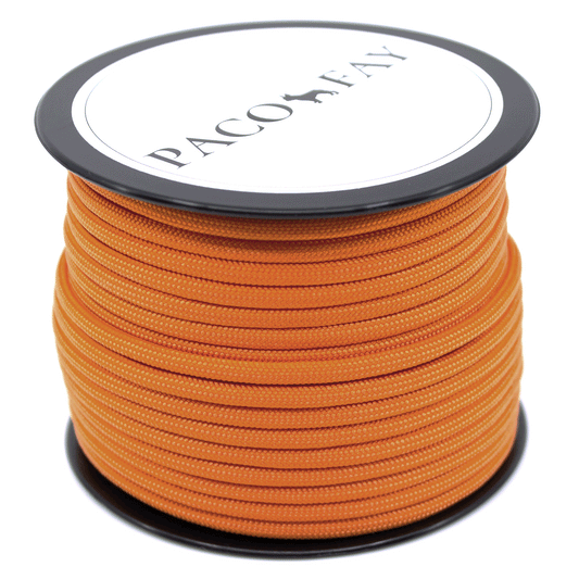 B-WARE!!! 30m Rolle 550 TYP III Paracord in der Farbe: MANDARINE ORANGE