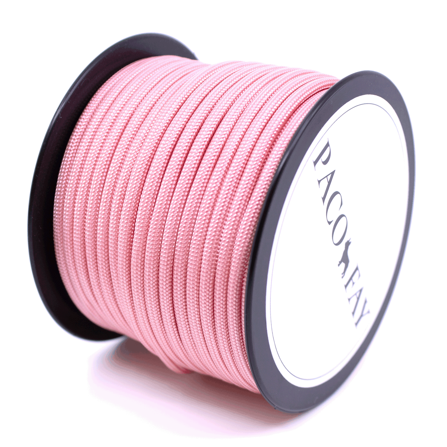 30m Rolle 550 TYP III Paracord in der Farbe: PASTEL ROSA