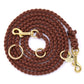 Paracord Hundeleine MIAMI 2m 3-fach verstellbar in Chocolate