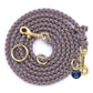 Paracord Hundeleine 2m 3-fach verstellbar in Tan