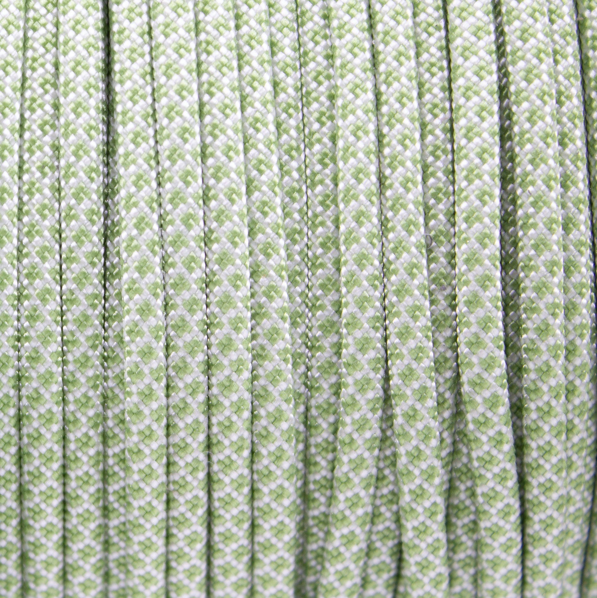 PACO & FAY Paracord Meterware Typ3 white & holy guacamole diamonds