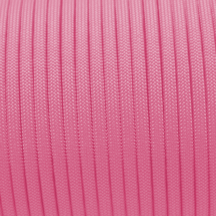 Meterware 550 TYP III Parachute Cord in der Farbe: PEONY PINK