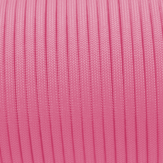 Meterware 550 TYP III Parachute Cord in der Farbe: PEONY PINK