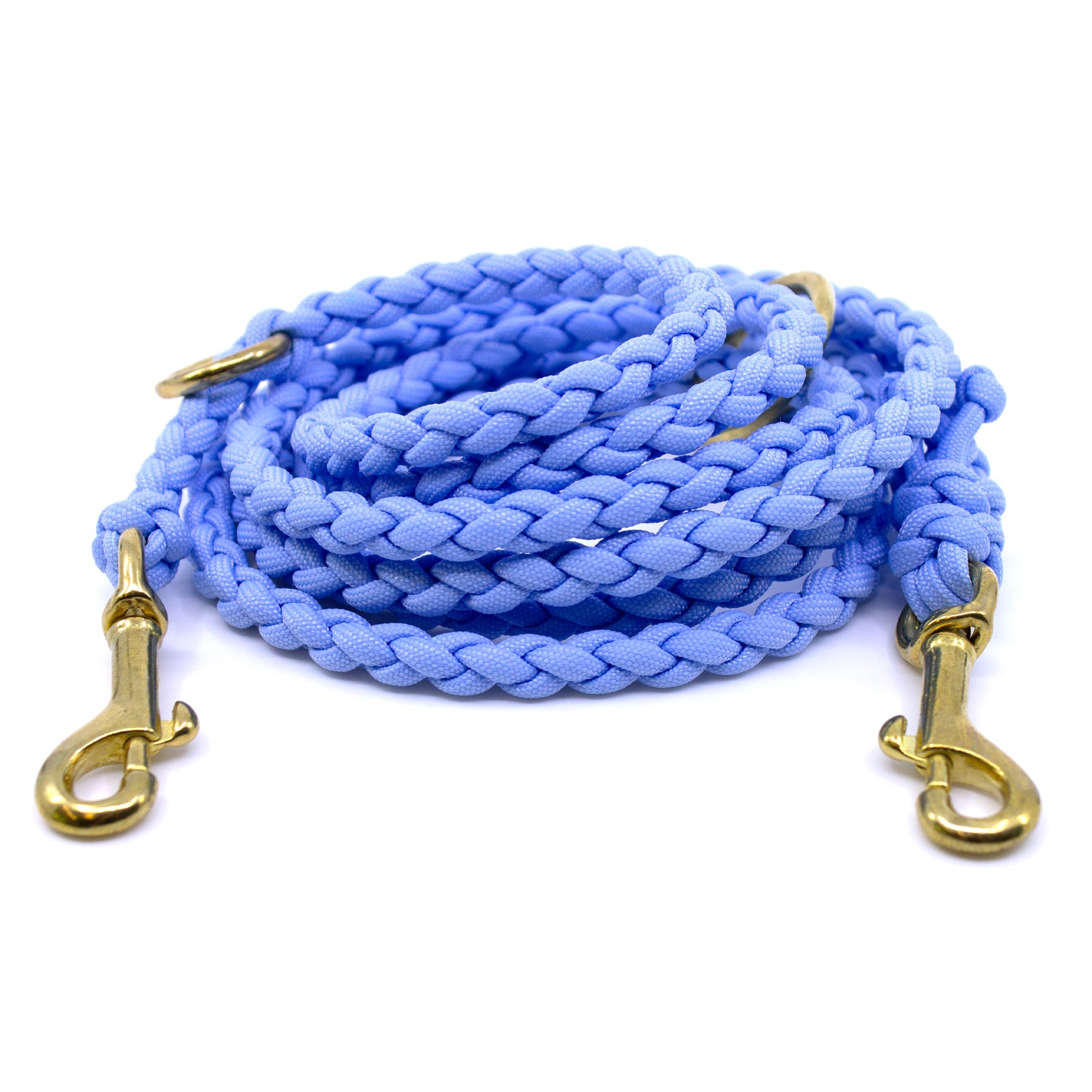 Paracord Hundeleine in Polar Blau 2m land