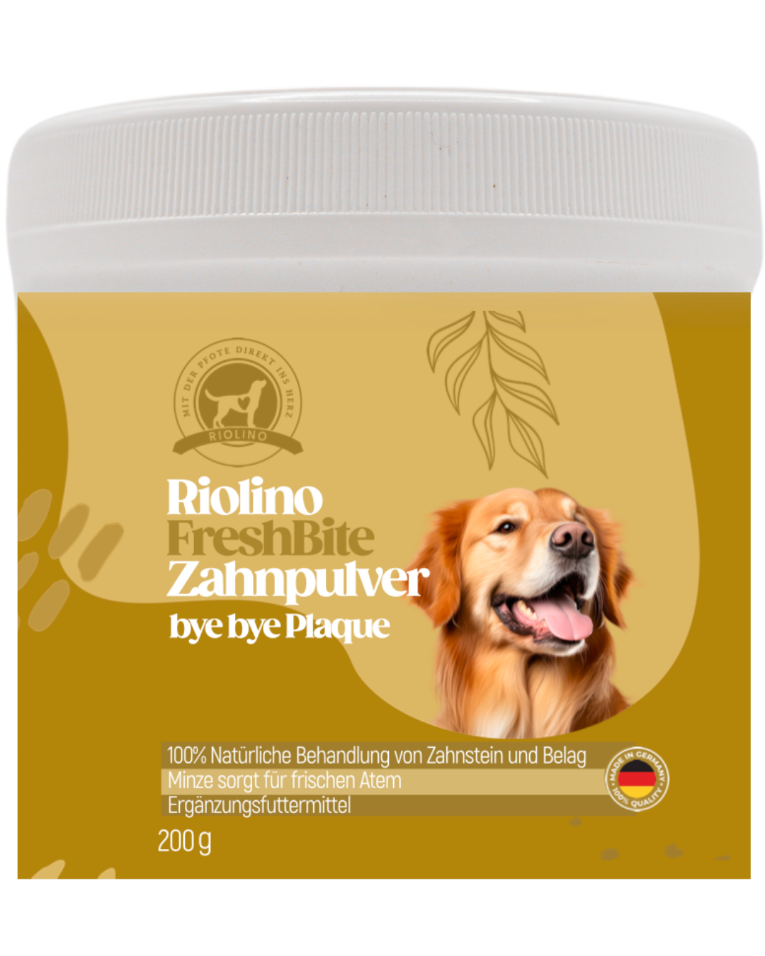 Riolino FreshBite Zahnpulver 200g