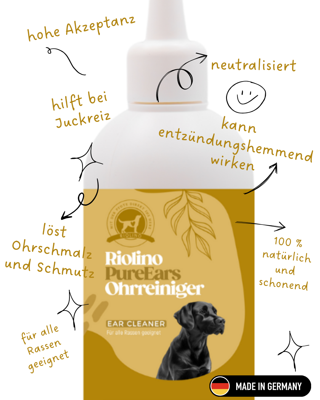 Riolino PureEars Ohrenreiniger 250ml