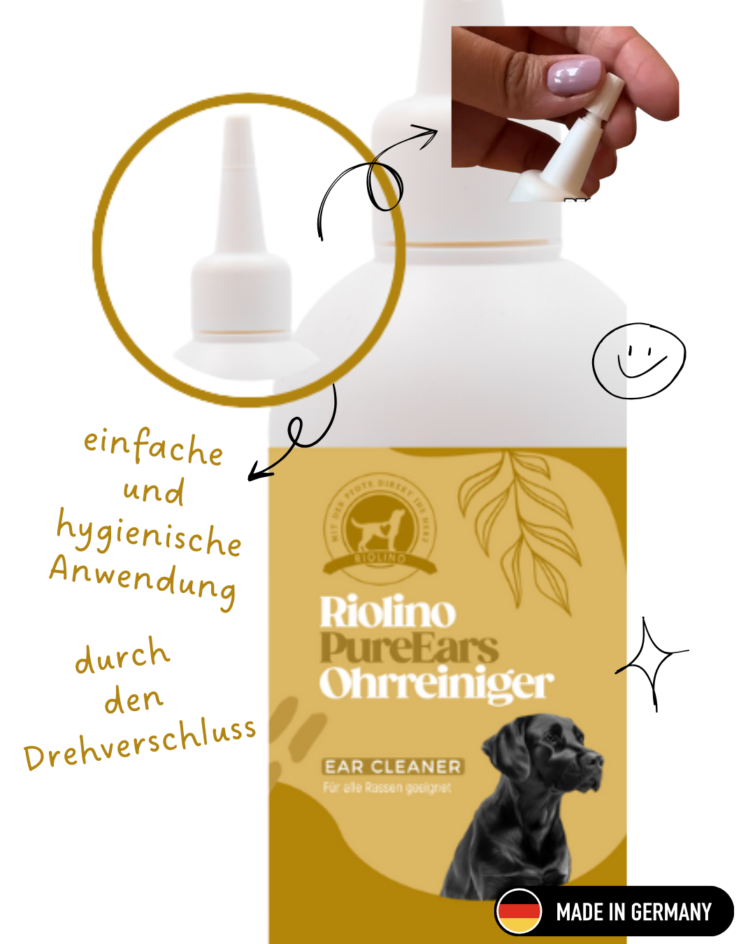 Riolino PureEars Ohrenreiniger 250ml