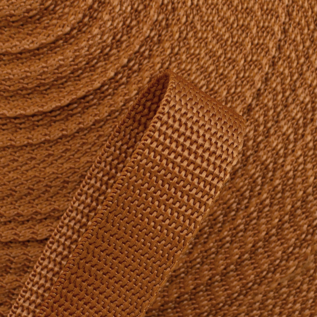 Gurtband 20mm Meterware - Rostbraun