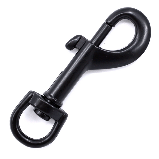 Bolzenkarabiner schwarz 75x13mm