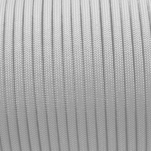 Meterware 550 TYP III Parachute Cord in der Farbe: SHINY SPARKLING SILBER