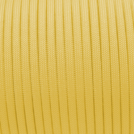 Paracord 550 Typ3 in der Farbe SHINY VANILLA GELB