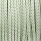 Meterware 550 TYP III Parachute Cord in der Farbe: WHITE & HOLY GUACAMOLE DIAMONDS