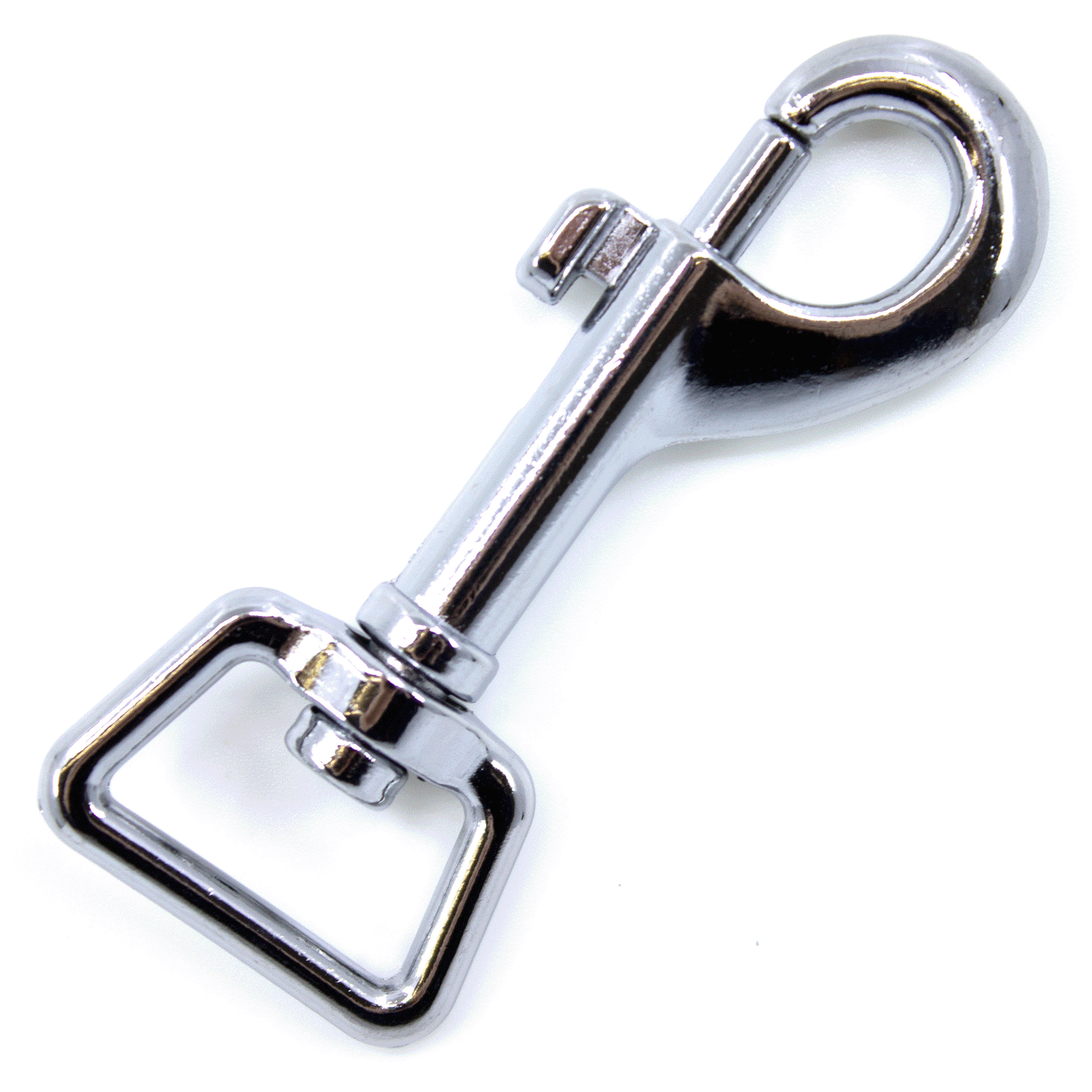 SILBER (verchromt) - Bolzenkarabiner 67 x 20mm