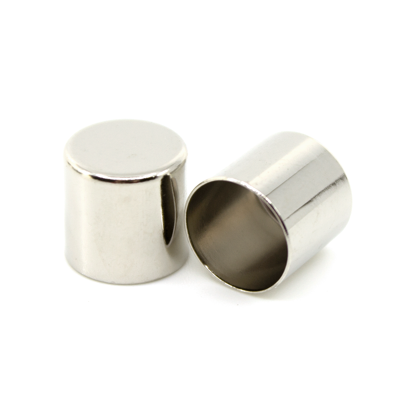 SILBER Endkappe 12mm x 10mm