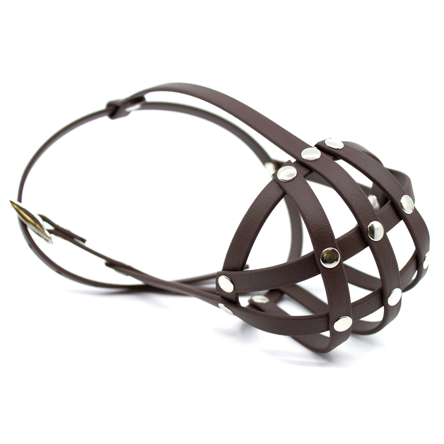 BioThane Maulkorb Französische Bulldogge in dunkelbraun