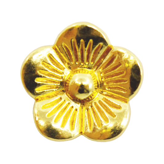 Schieber Perle Blume GOLD