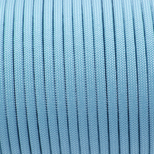 Meterware 550 TYP III Parachute Cord in der Farbe: BABY BLUE