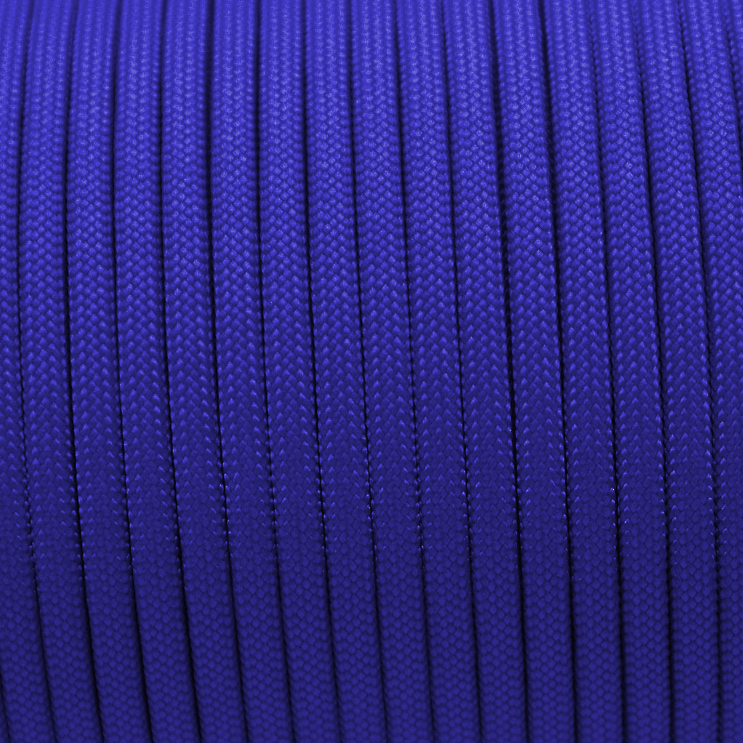 Meterware 550 TYP III Parachute Cord in der Farbe: ELECTRIC BLUE