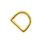 MESSING - D-Ring 16mm