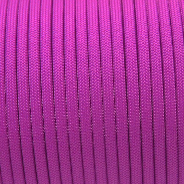 Meterware 550 TYP III Parachute Cord in der Farbe: PASSION ROSA