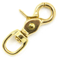 Massiver Scherenkarabiner aus Messing in Gold (63x13mm) mit präziser Mechanik für DIY Hundeleinen von PACO and FAY