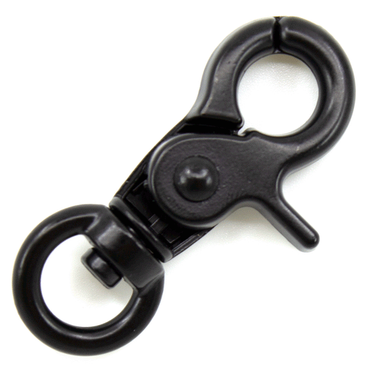MATT SCHWARZ - Scherenkarabiner 45 x 10mm