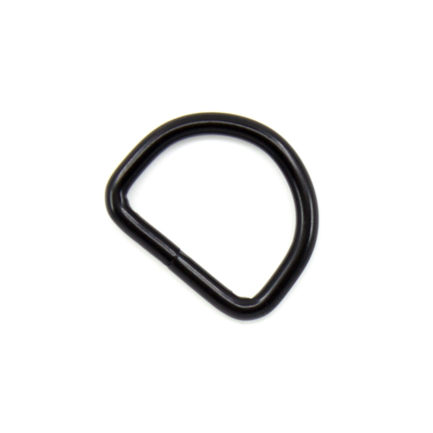 SCHWARZ (matt) - D-Ring 16mm