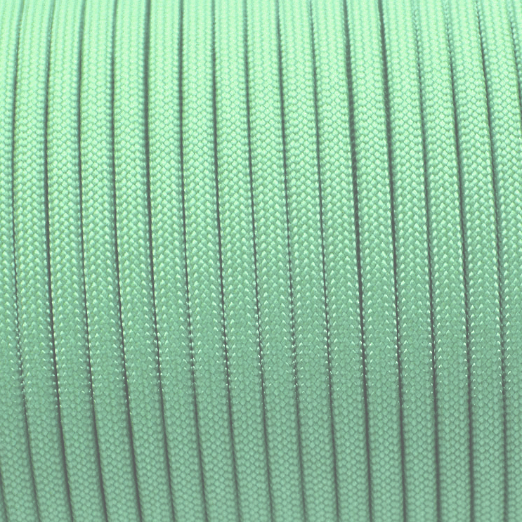 Meterware 550 TYP III Parachute Cord in der Farbe: SHINY FROSTED MINT